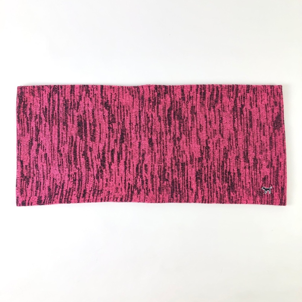 PINK Victoria’s Secret Knit Pink Infinity Scarf - Picture 3 of 7